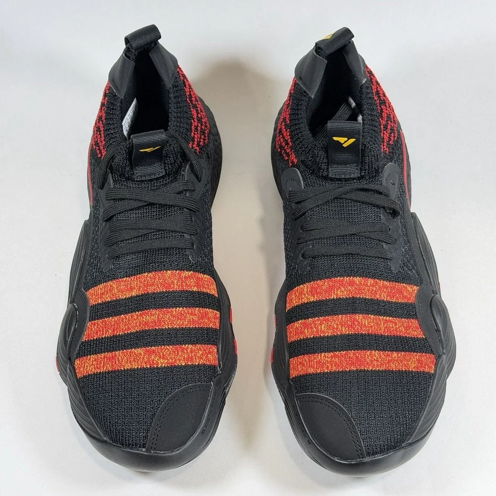 Adidas Mens-9‎ Womens-10 Trae Young 2.0 Basketball Shoes Sneakers Hawk Black Red